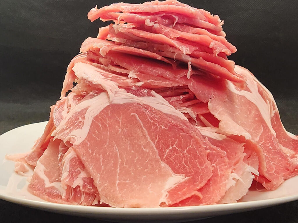 JAHZKITCHEN Thinly Sliced Pork Loin