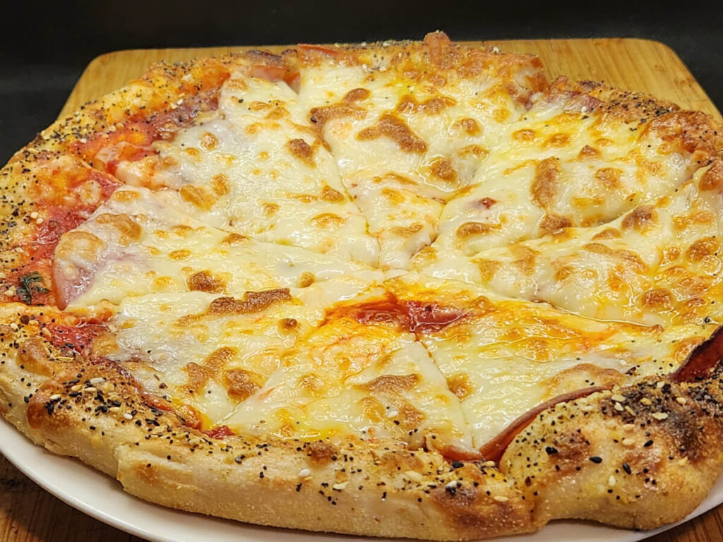 JAHZKITCHEN Pillers Deli Pizza with Bagel crust