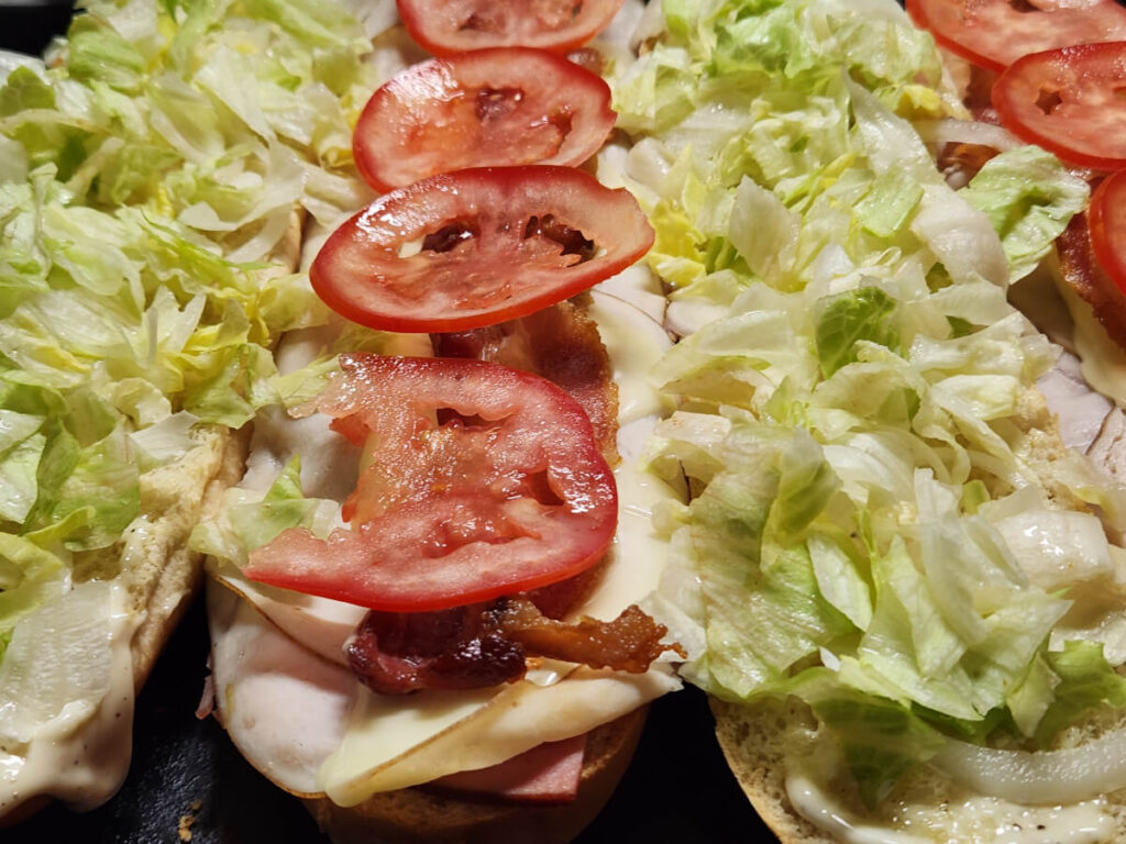 Adding Tomato Slices