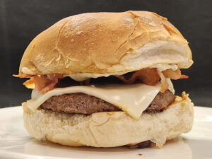 JAHZKITCHEN Bacon & Swiss Burger