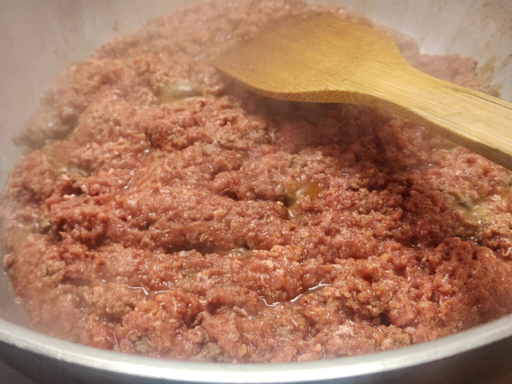 Cooking Taco Meat Paste over max heat Cooking Taco Meat Paste over max heat