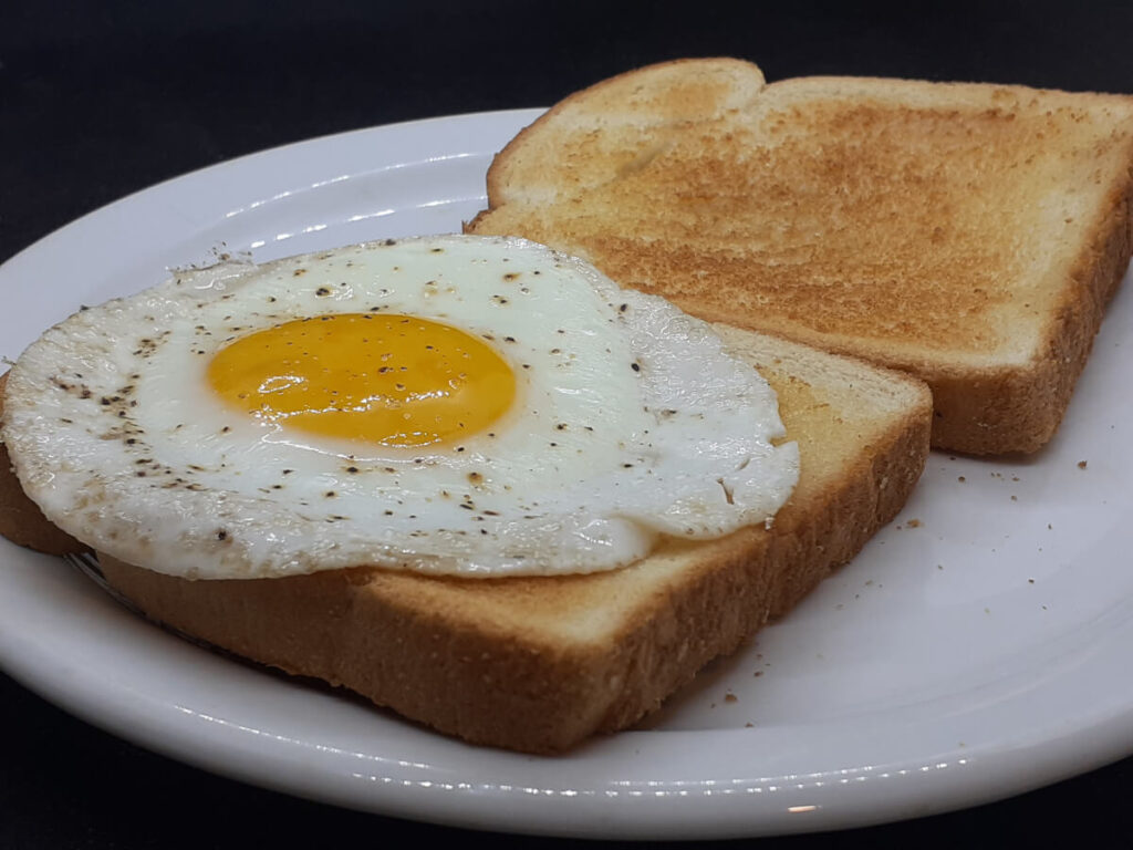 Open face Sunburst Sandwich
