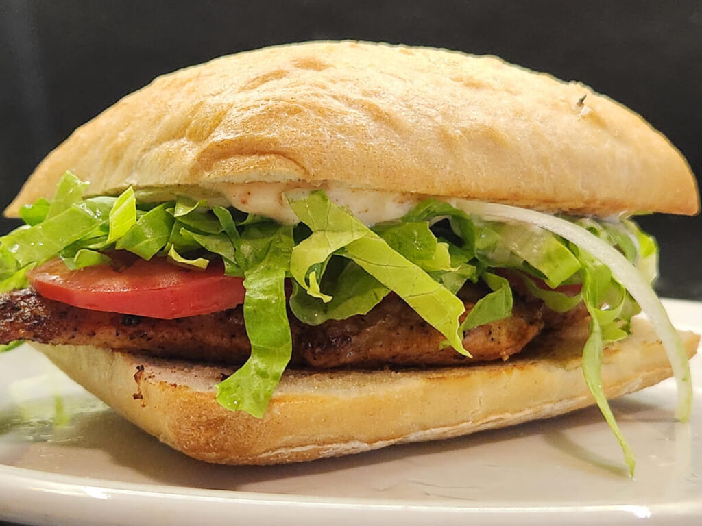 Rotisserie Chicken Sandwich with Deluxe Sauce Rotisserie Chicken Sandwich with Deluxe Sauce