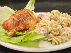 Rotisserie Grilled Chicken Fillet with Lettuce & Salad