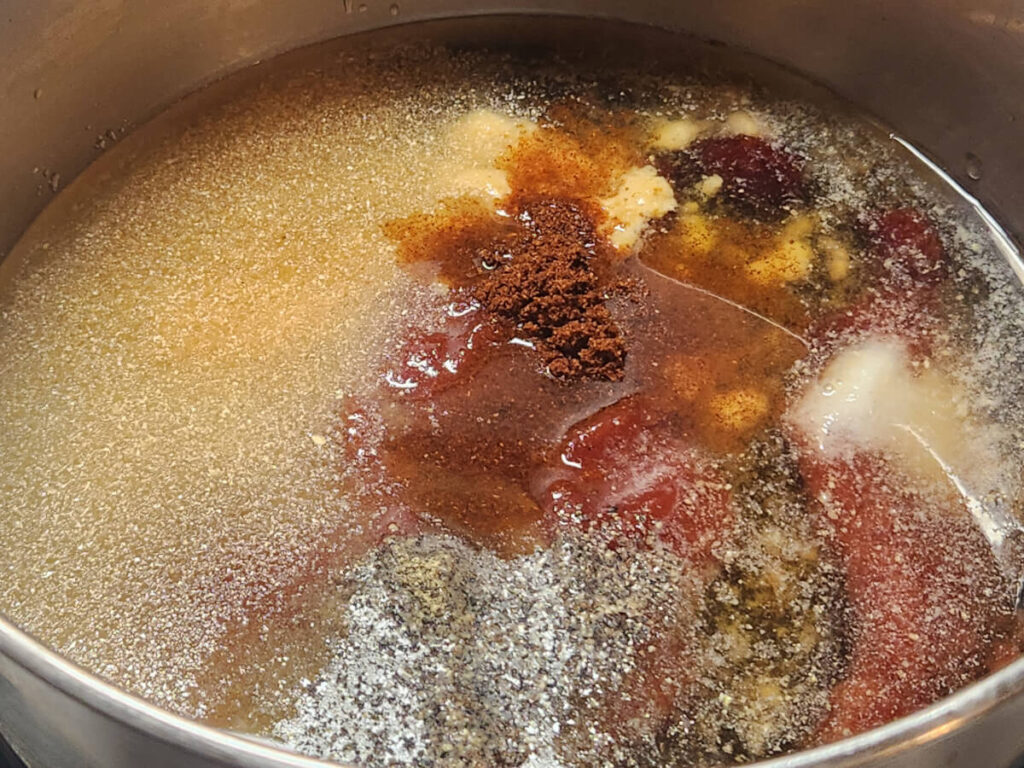 Sweet Chili Tang BBQ Sauce Ingredients